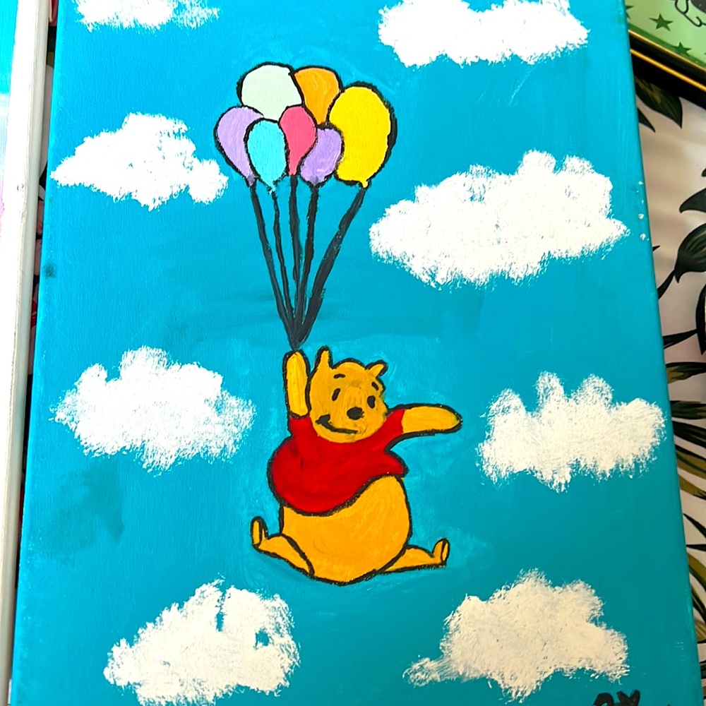 Winnie the Pooh painting!